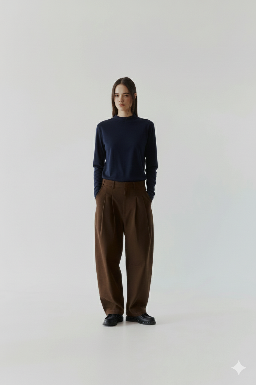 Le pull col montant
